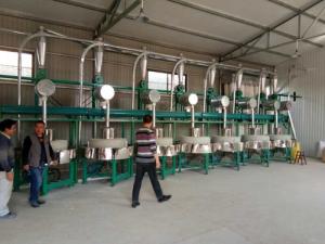 山西運城石磨機組使用現場