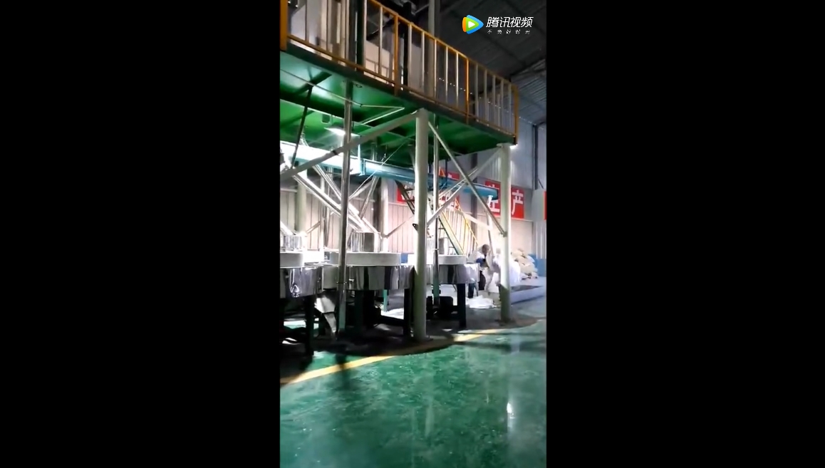 三門峽羊虎山農產品有限公司的石磨面粉機組調試成功